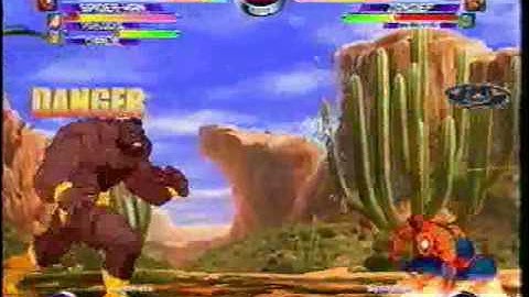 MvC2 Online (360): Brett (Cha/Spid/Psy) vs SynKiller (OR/Gief/Col) 11 .:12.27.09:.