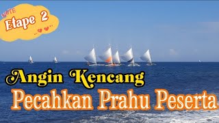 🔴Lomba Prahu Layar Ketapang Insiden Pecahnya Prahu - 14 Mei 2023 #prahulayar #lombaperahu #selatbali