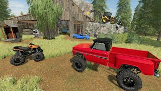 Buying Abandoned Barn With Secret Cave Inside Farming Simulator 22