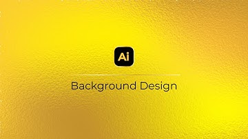 How to Make Gold Foil Texture Background | Adobe Illustrator Tutorials