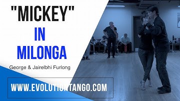 Intermediate Milonga Class: Molinete and check steps: "the Mickey"