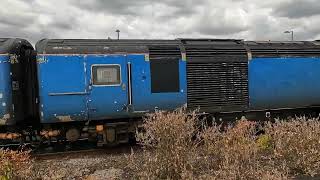 43467 + 43423 Fiddlers Ferry to Gascoigne Wood sidings at Wakefield Kirkgate 23/7/26.