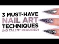 3 Must-Have Nail Art Techniques (No Talent Required)