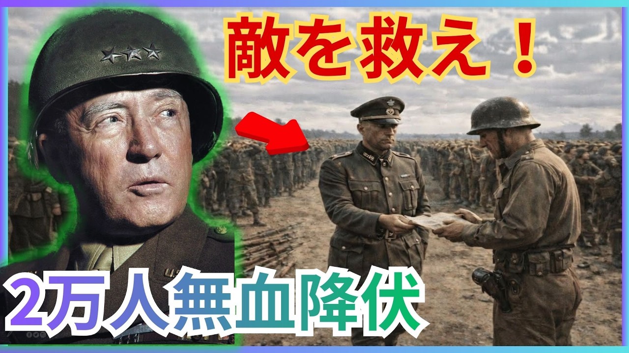 弾丸なき勝利：パットンが敵将を敬意で守った理由。第二次世界大戦を変えた「名誉ある降伏」の真実