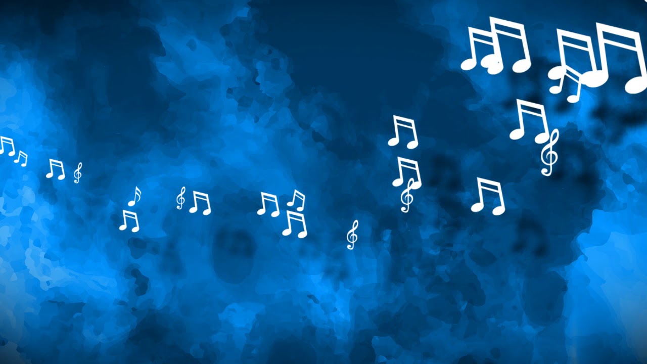 Music Notes floating from side - Watercolor Background // Free Motion  Graphics - YouTube