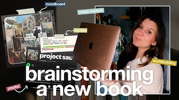 brainstorm a fantasy novel with me!! 🧠✍️ a writing vlog