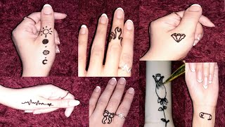 اجمل رسومات حنه سهله ورقيقه . رسومات تاتو جديده . الرسم بالحناء .teaching drawing henna designs