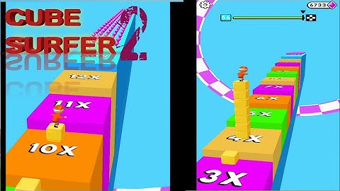 Cube Surfer! GamePlay 2 (music)