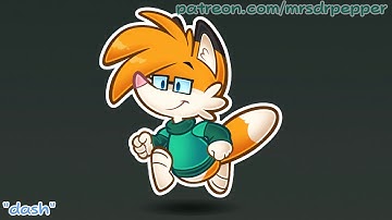 paper mario style commission - zilchfox (blender 2.8x)