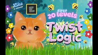 YOU HAVE TO BE A MEOW-STERMIND! Twist Logic Cat Puzzle Game Play Through - Magic Cat