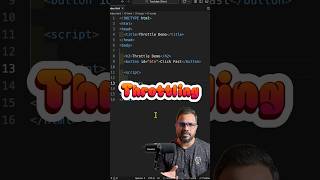 Throttle Function Explained | Javascript Interview #dsa #interview #coding