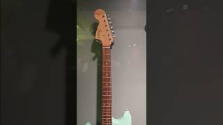 Kurt Cobains Uses Drill On Guitar (RnR Hall of Fame Display)
