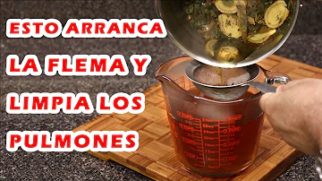 ¿Cómo limpiar los pulmones de flemas con remedios caseros?