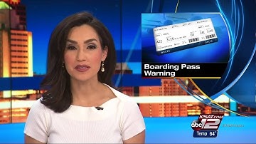 Video: ID thiefs target airline paper boarding passes during holidays
