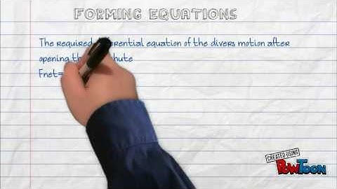 Calculus Problem- Terminal Velocity (by 201601207)