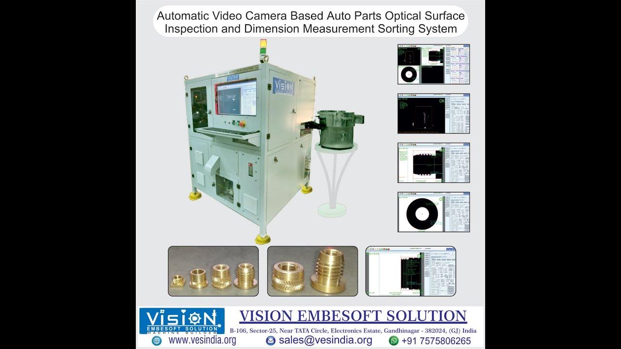 automatic camerabased auto parts optical surface inspection dimension