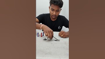 battery and coin experiment 🔥😱 #experiment #science #fyp #diy #shorts #shortvideo #tips #workout