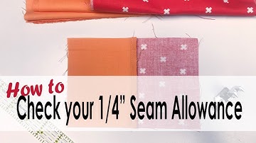 How to Check your 1/4 Inch seam for Accurate Quilting with On Williams Street