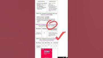 UPRVUNL COMPUTER ASSISTANT ONLINE FORM 2022.👍👍
