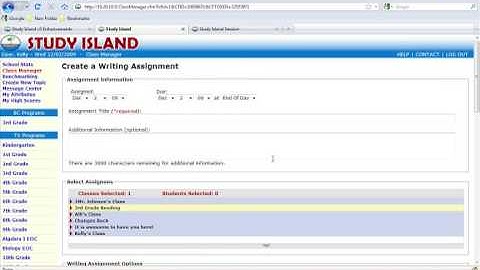 Study Island v3 Sneak Peek: Writing Assignment