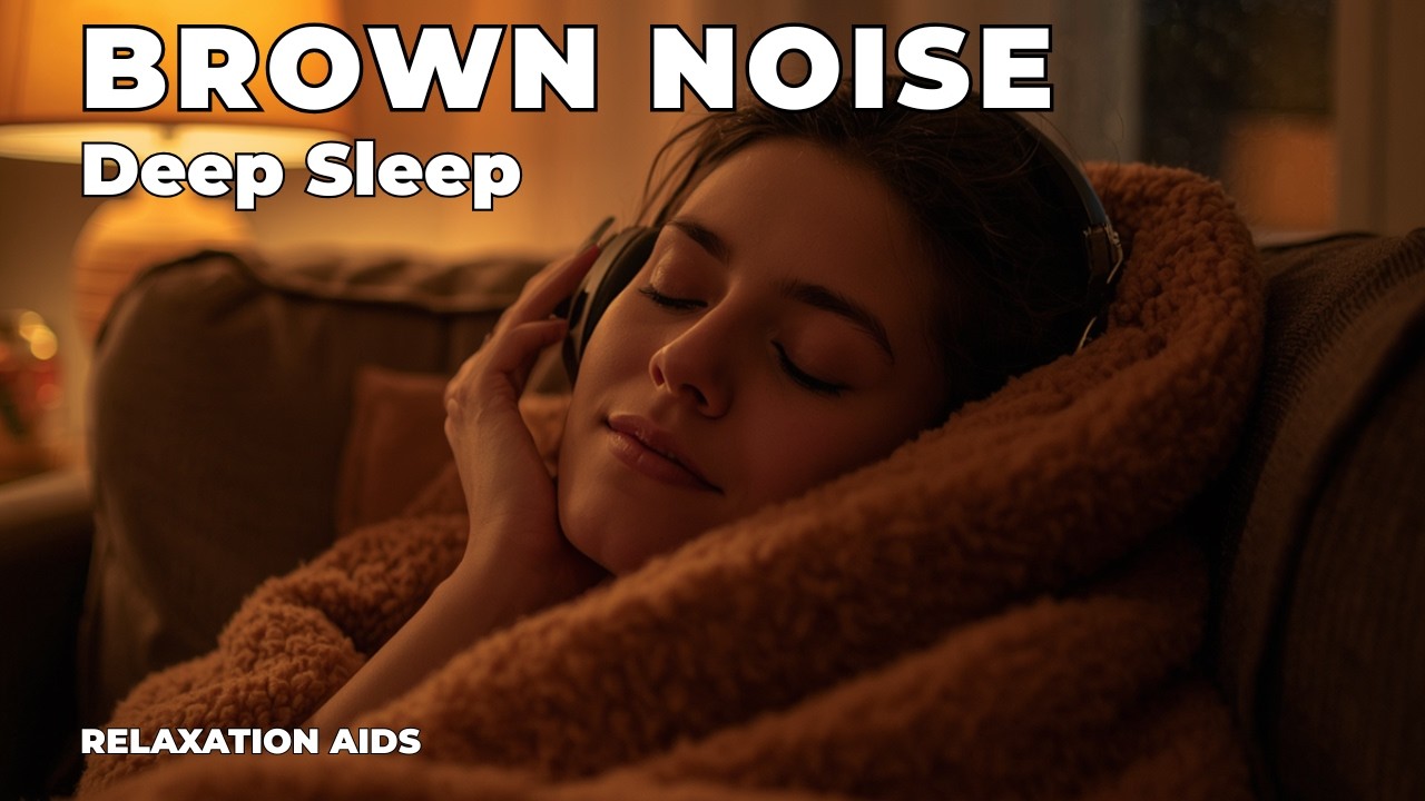 Brown Noise for Sleep | ASMR Deep Sound for Insomnia | Black Screen ...