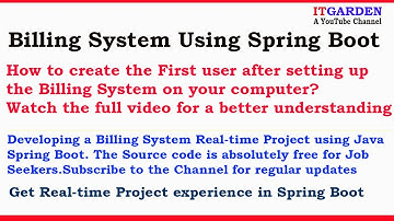 Billing System using Spring Boot Creating Super Admin user when creating organization for first time