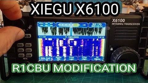 R1CBU - X6100 Modification