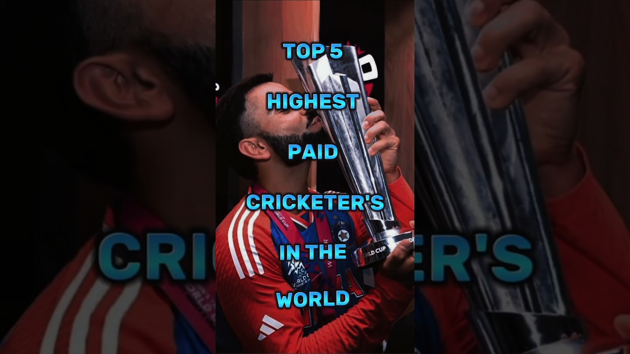 Top 5 highest paid cricketers
