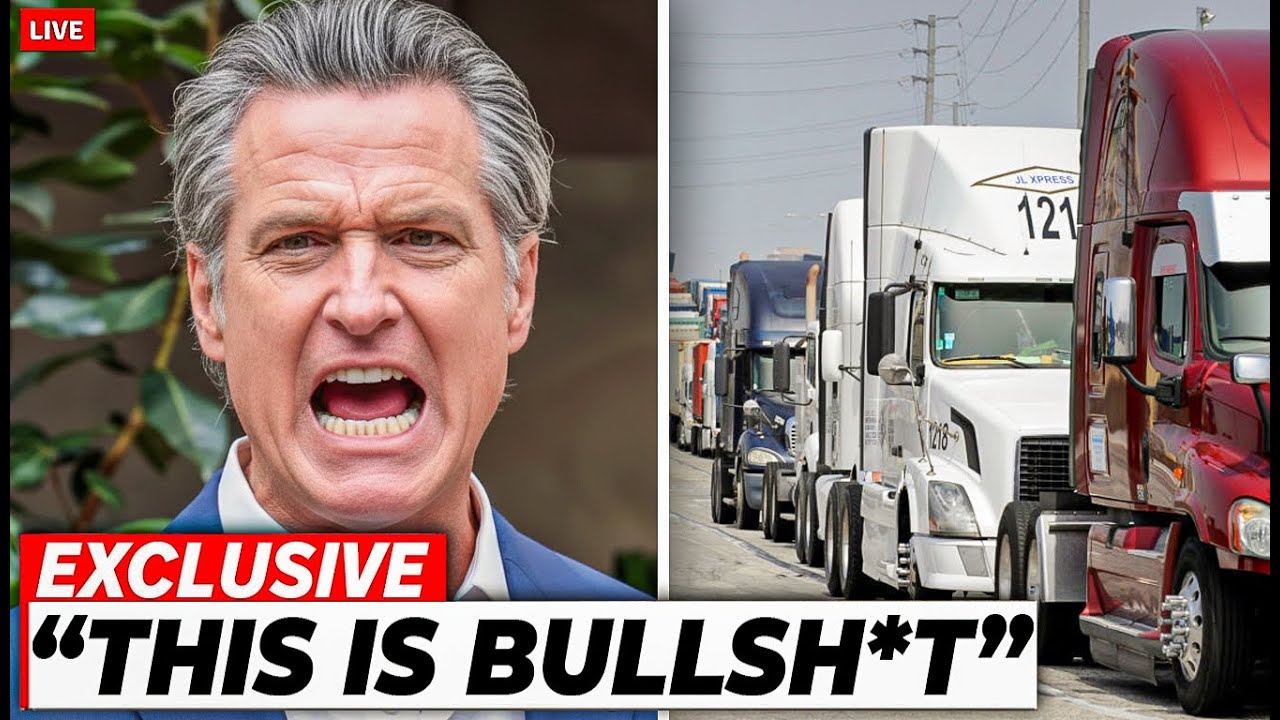 Governor Of California PANICS After $26 Billion Diesel Truck Ban COLLAPSES!