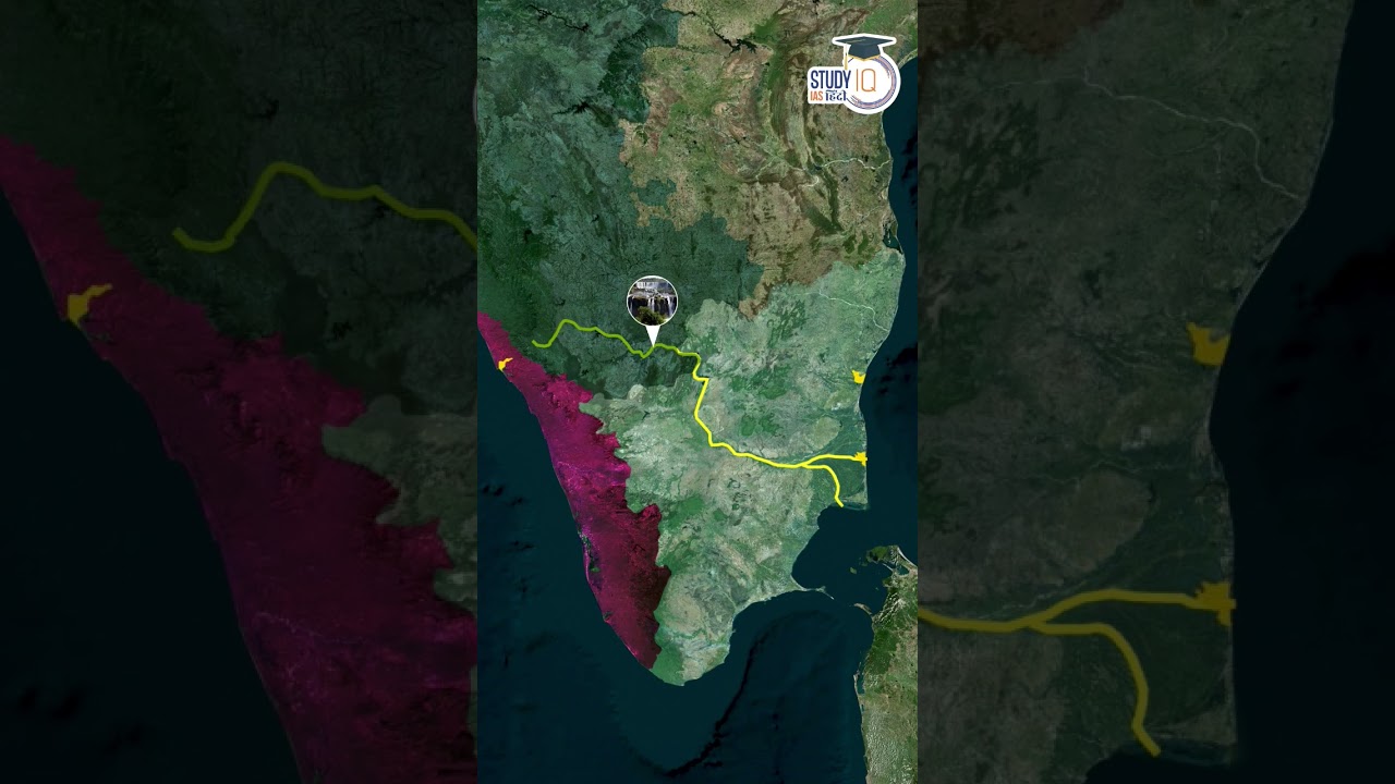 Cauvery River (Kaveri) । UPSC PYQ | Map In Shorts | StudyIQ IAS Hindi। Amrit Upadhyay