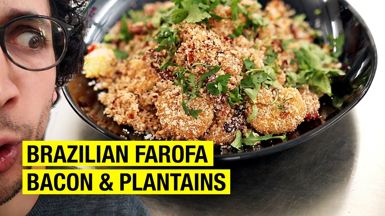 cassava savory recipes Rango Plantains Bacon Brazilian Rafa Farofa, Do ft. & #