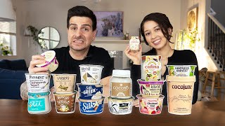 vegan yogurt taste test | our honest review 🙊