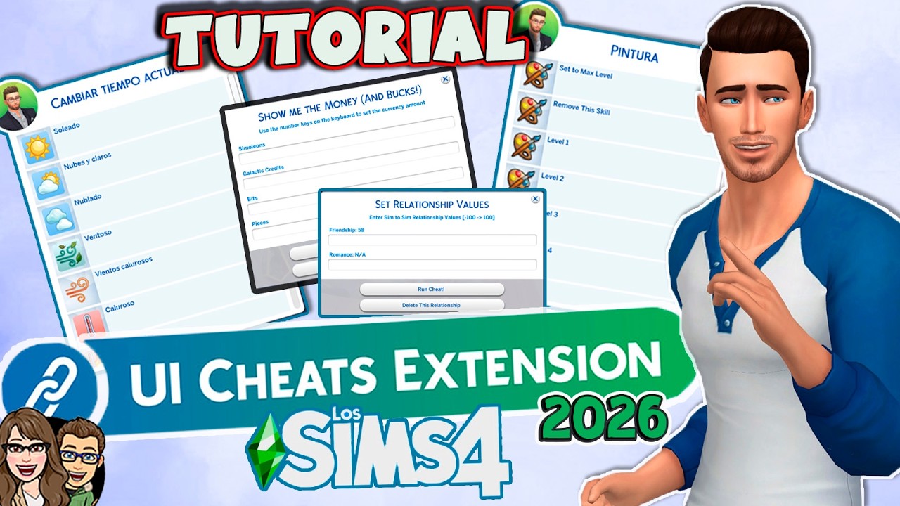 Ui Cheats Mod Cómo descargar + usar UI Cheats Extension Mod 2026 | Sims 4 (enlace en ...