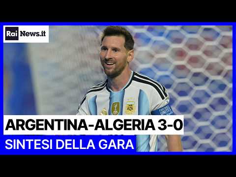 Video Mondiali, Argentina-Algeria 3-0: la sintesi della gara
