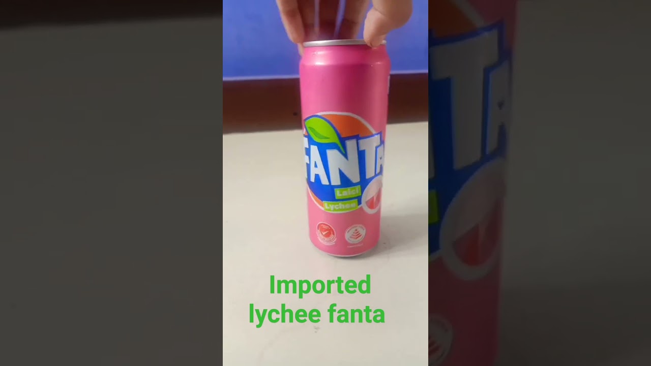 imported lychee fanta