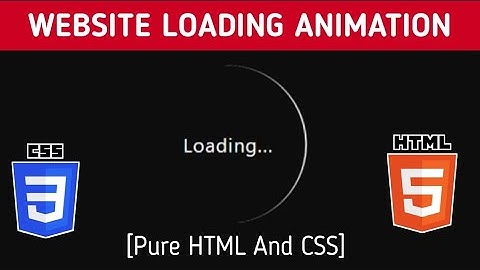 Website Loading Animation | CSS Spinner 🔥🔥 #shorts