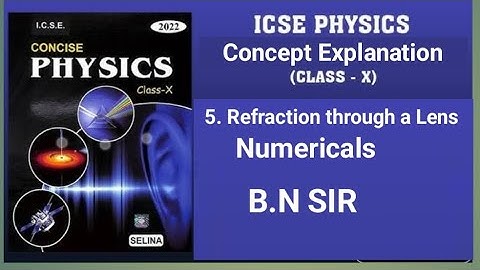 Q.7. A lens forms the image of an object placed at a distance of 45 cm from it on a screen placed
