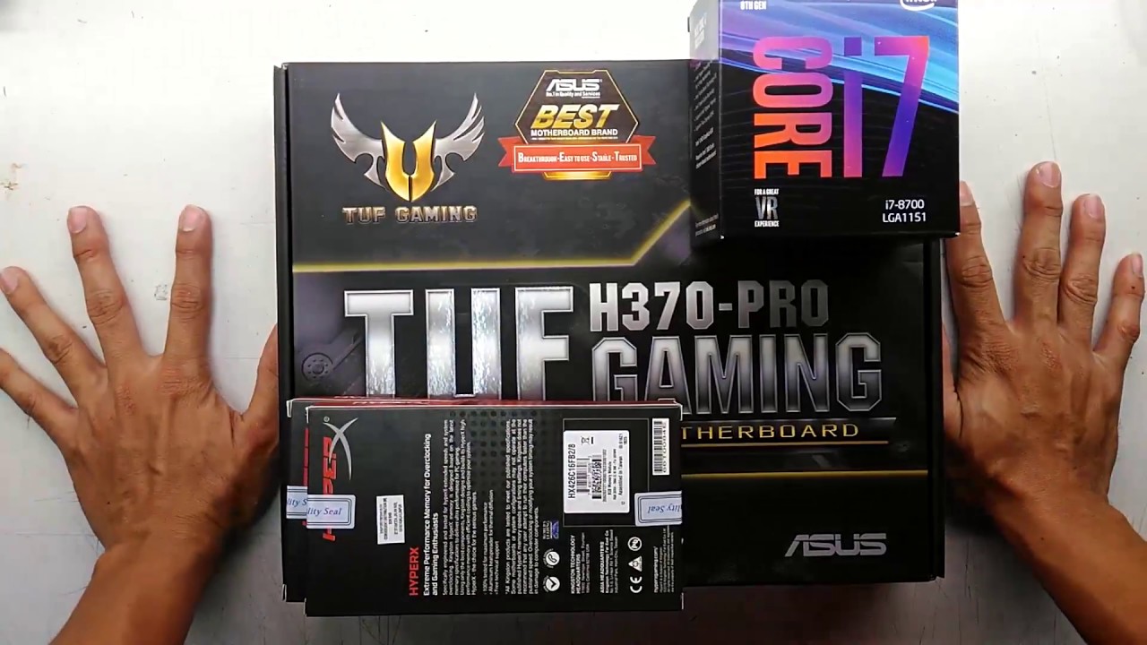 Intel Core i7 8700 with ASUS TUF H370 PRO GAMING