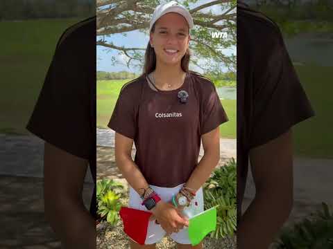 Red flag or green flag  👀#MeridaOpen #EmilianaArango #WTA #Tennis #Mexico #Sports