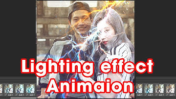 Photoshop tutorial lighting animation effect