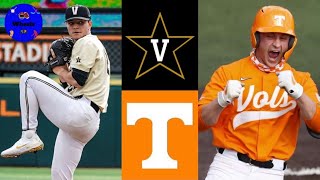 #2 Vanderbilt vs #5 Tennessee Highlights (Leiter vs Heflin, AMAZING GAME!) | 2021 College Baseball