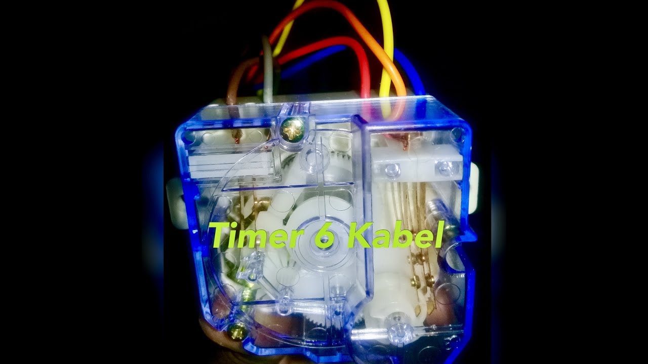 Teknik Dasar Pemasangan Timer 6 Kabel Mesin Cuci Youtube