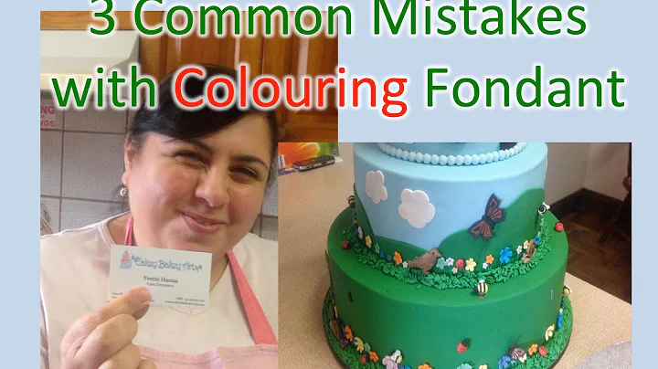 3 Common Mistakes with Cake Colouring Fondant | Cakey Bakey Art