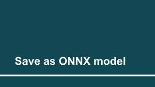Save as ONNX model | Part - 69 | Machine Learning with ML.Net for Absolute Beginners