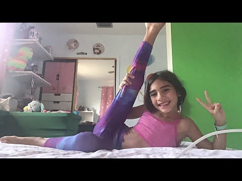 Gymnastics on the bed￼