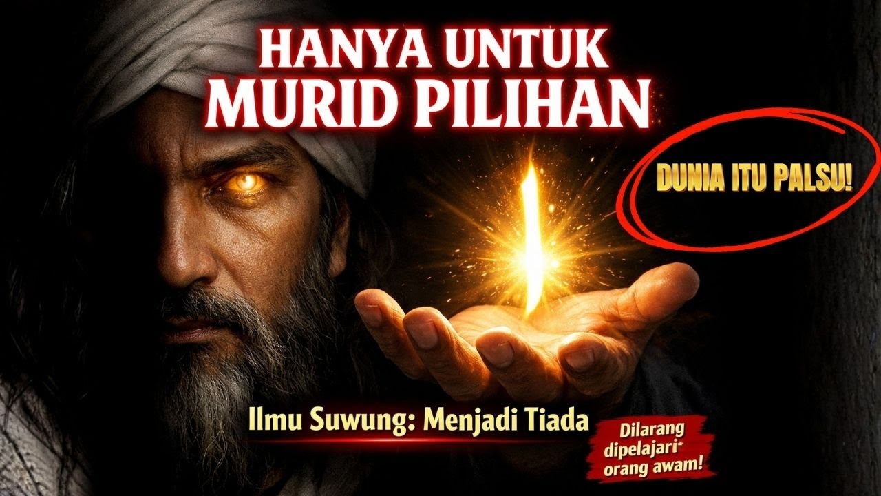 HANYA UNTUK MURID PILIHAN! Rahasia Ilmu Suwung Syekh Siti Jenar yang Membuat Dunia Menjadi Tiada