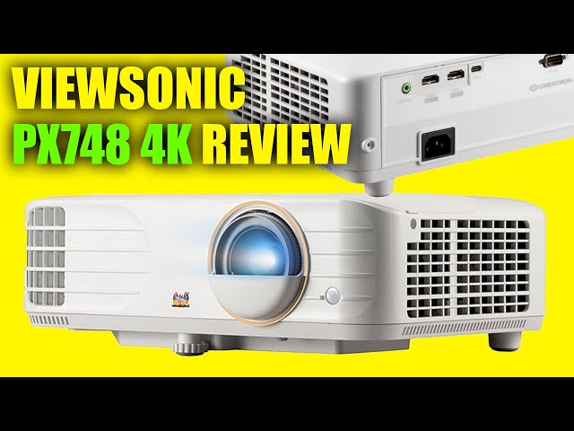 viewsonic px748 4k review 2024: Bright 4K Projector for Home