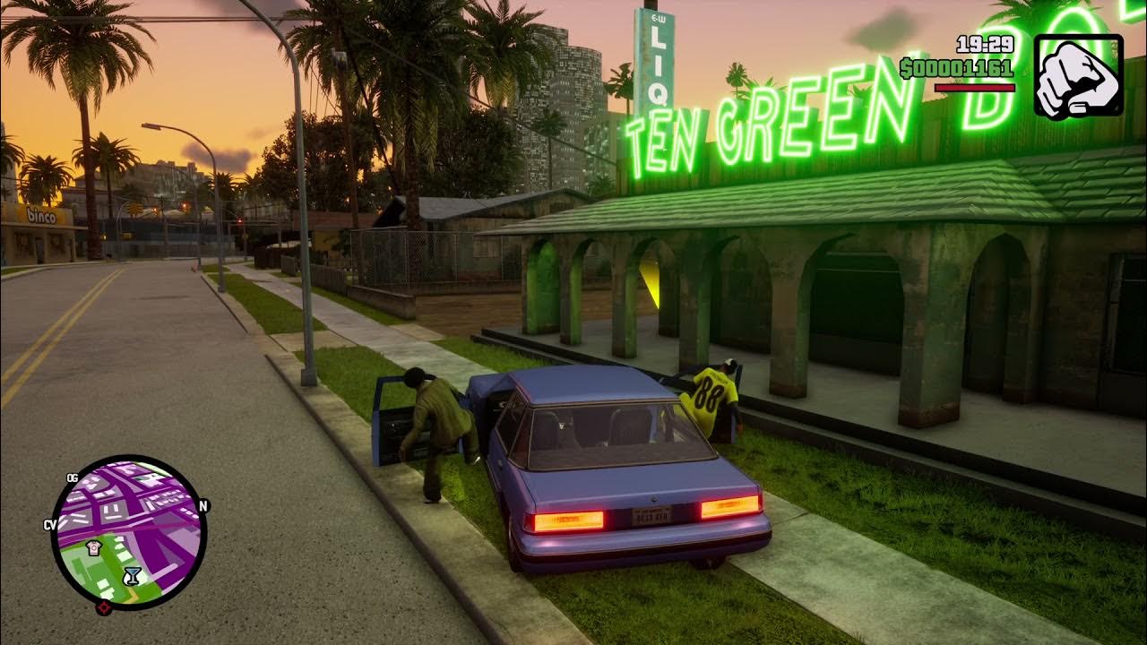 Taking Denise out in GTA San Andreas Definitive Edition YouTube