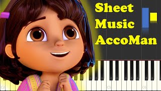 How To Play Dora (2024) Theme Song With Sheet Music