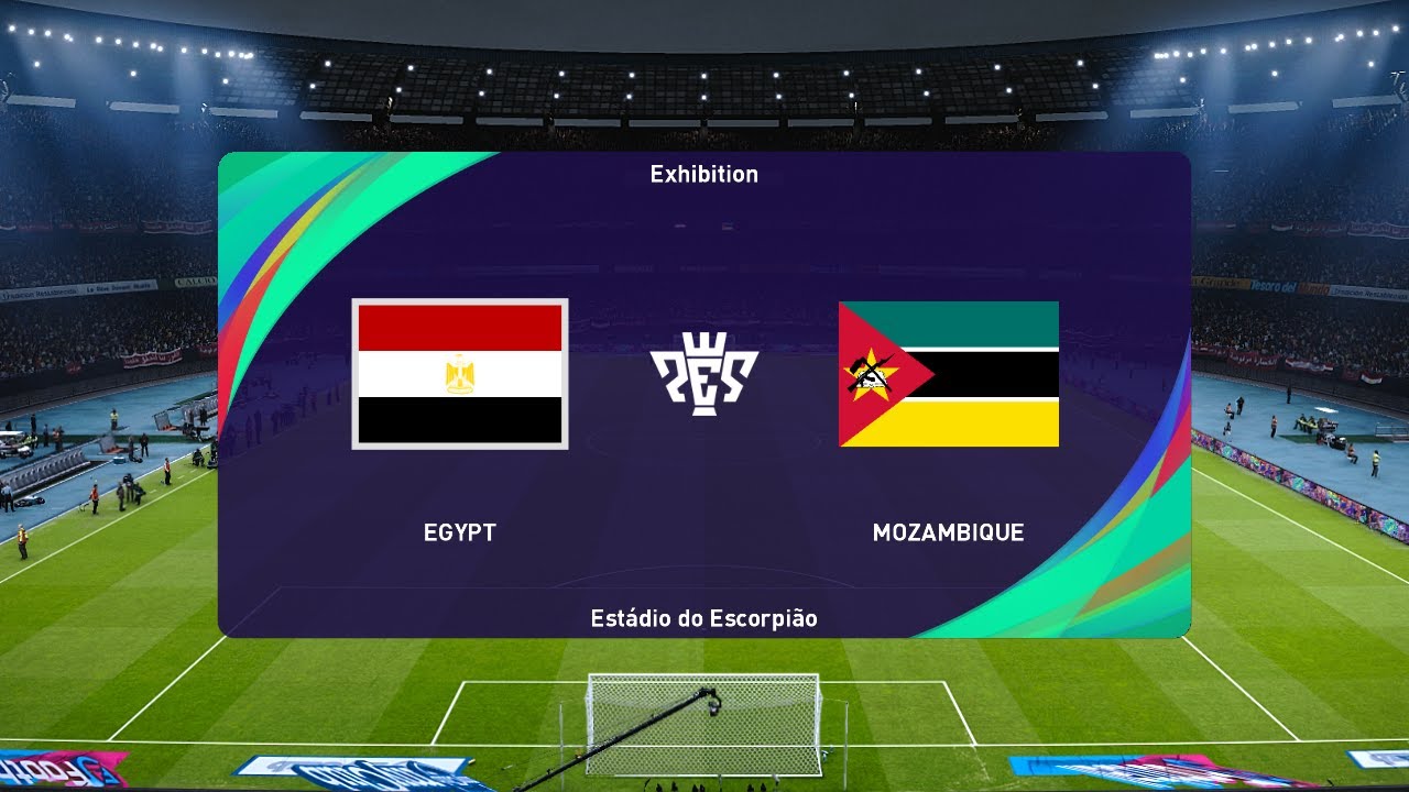 Egypt vs Mozambique (14/01/2024) Africa Cup of Nations PES 2021 - YouTube
